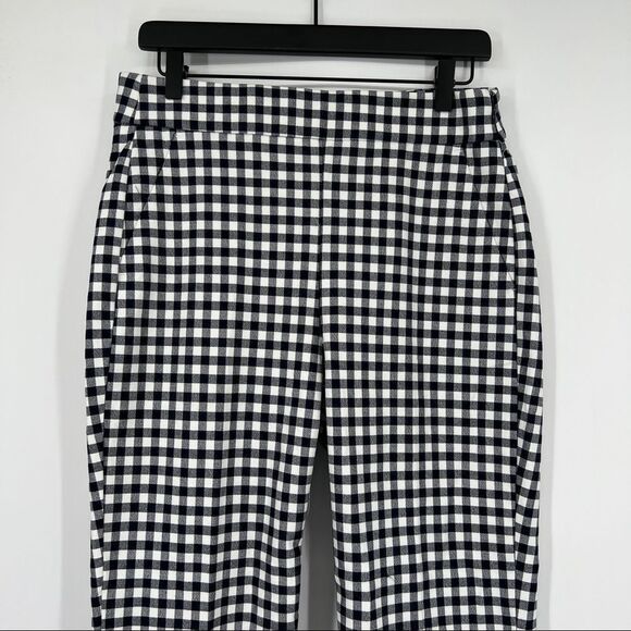 Re-Imagined By J. CREW Multi Striped Plaid Button Leg Capri Straight Leg Pants - Picture 5 of 15